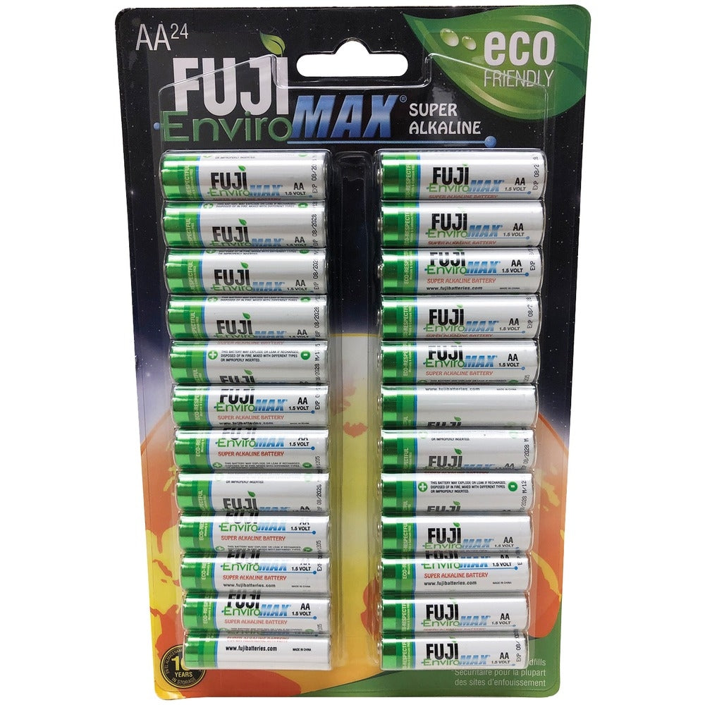 Fuji Batteries 4300Bp24 Enviromax Aa 24Pk Alkln