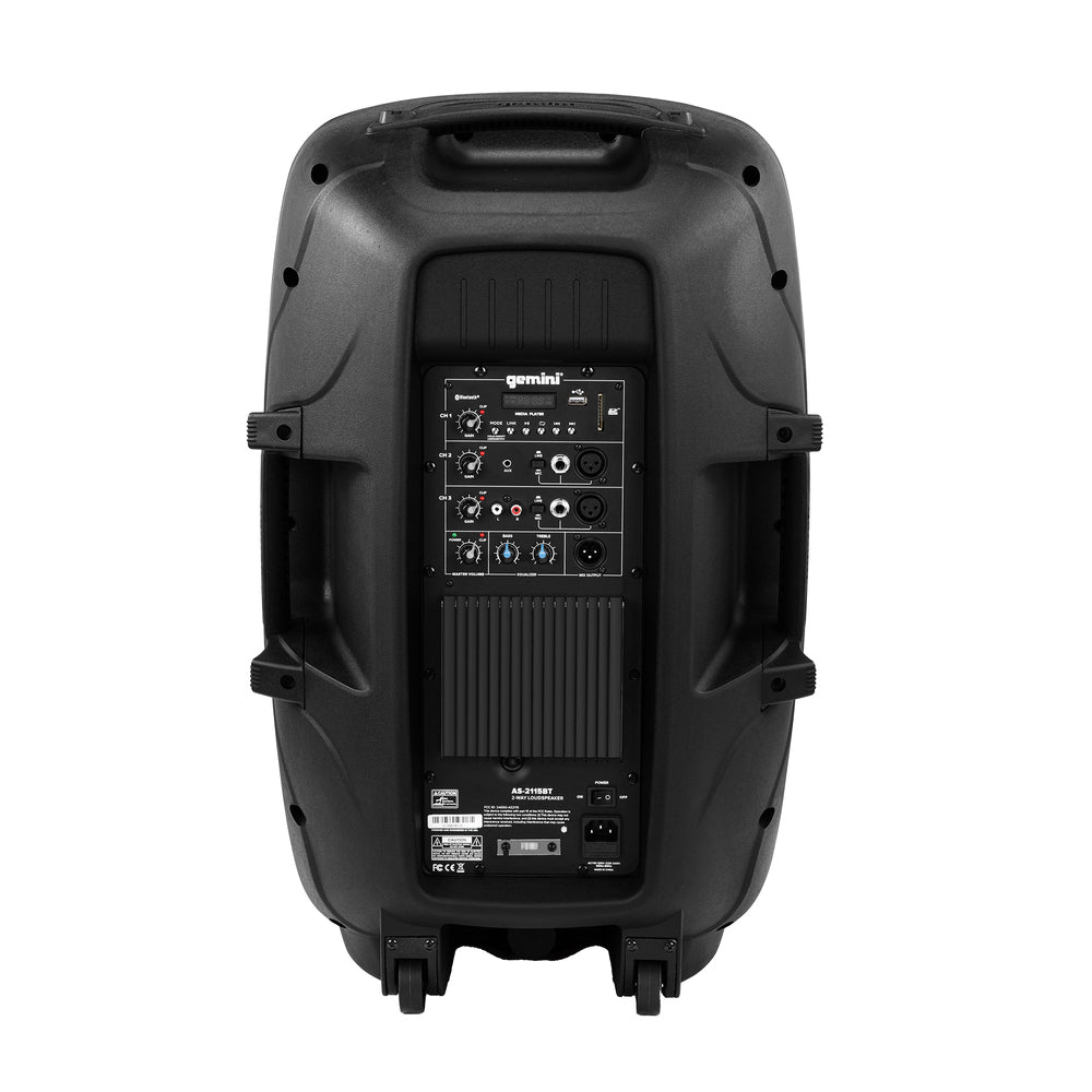 Gemini AS-2115BT-PK 15" Bluetooth Loudspeaker