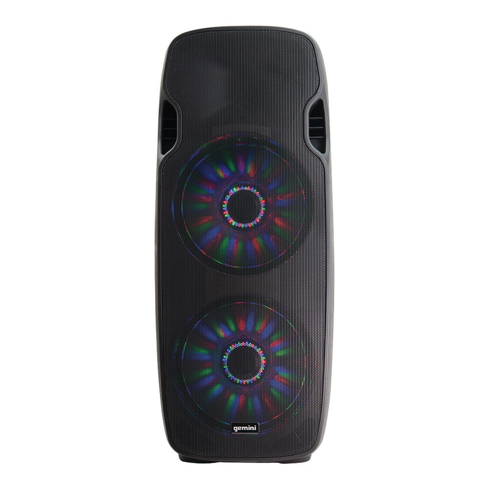 Gemini AS-215BLU-LT Dual 15" Bluetooth Powered Speaker