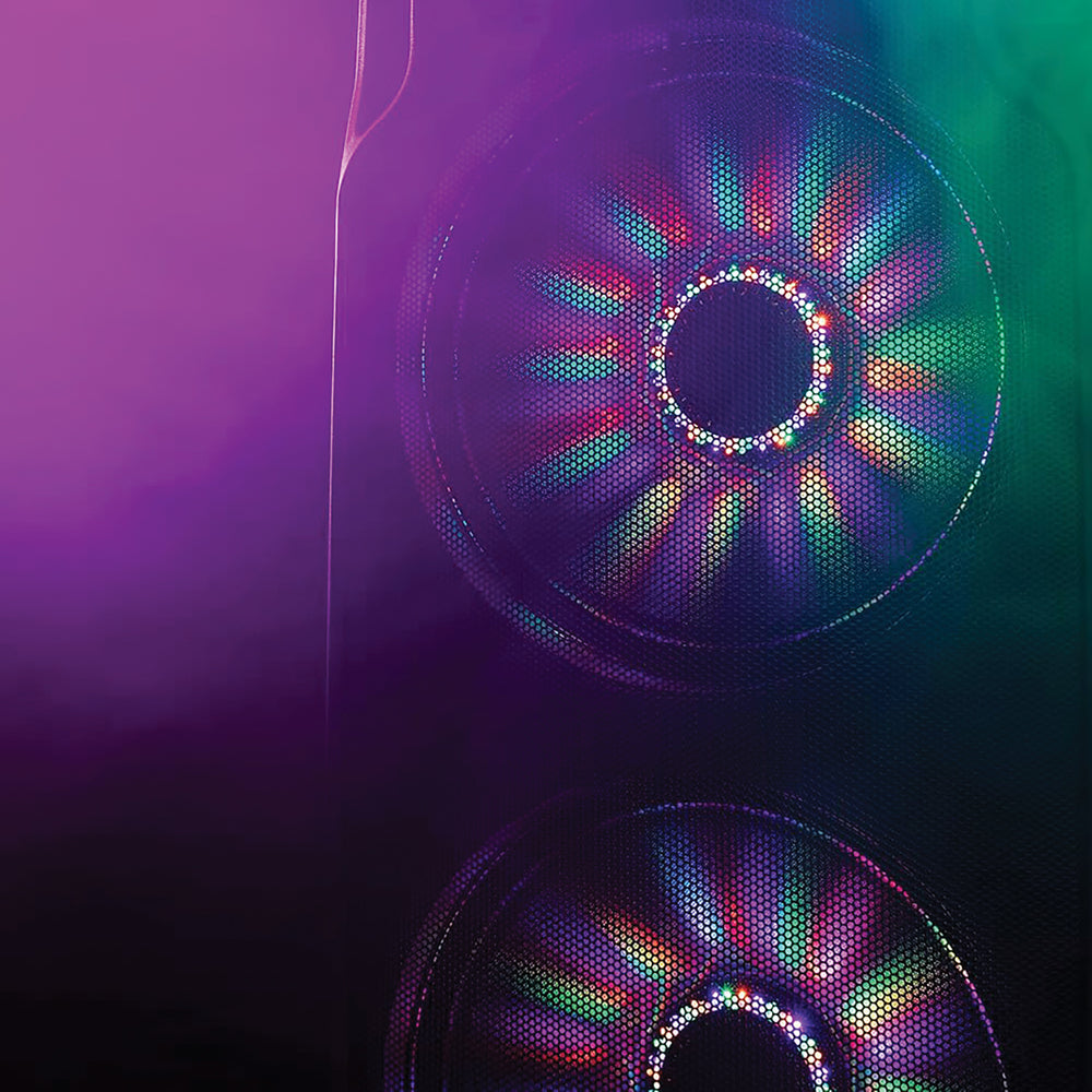 Gemini AS-215BLU-LT Dual 15" Bluetooth Powered Speaker