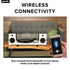 Gemini TT-900BW Vinyl Record Player with Bluetooth and Dual Stereo Speakers