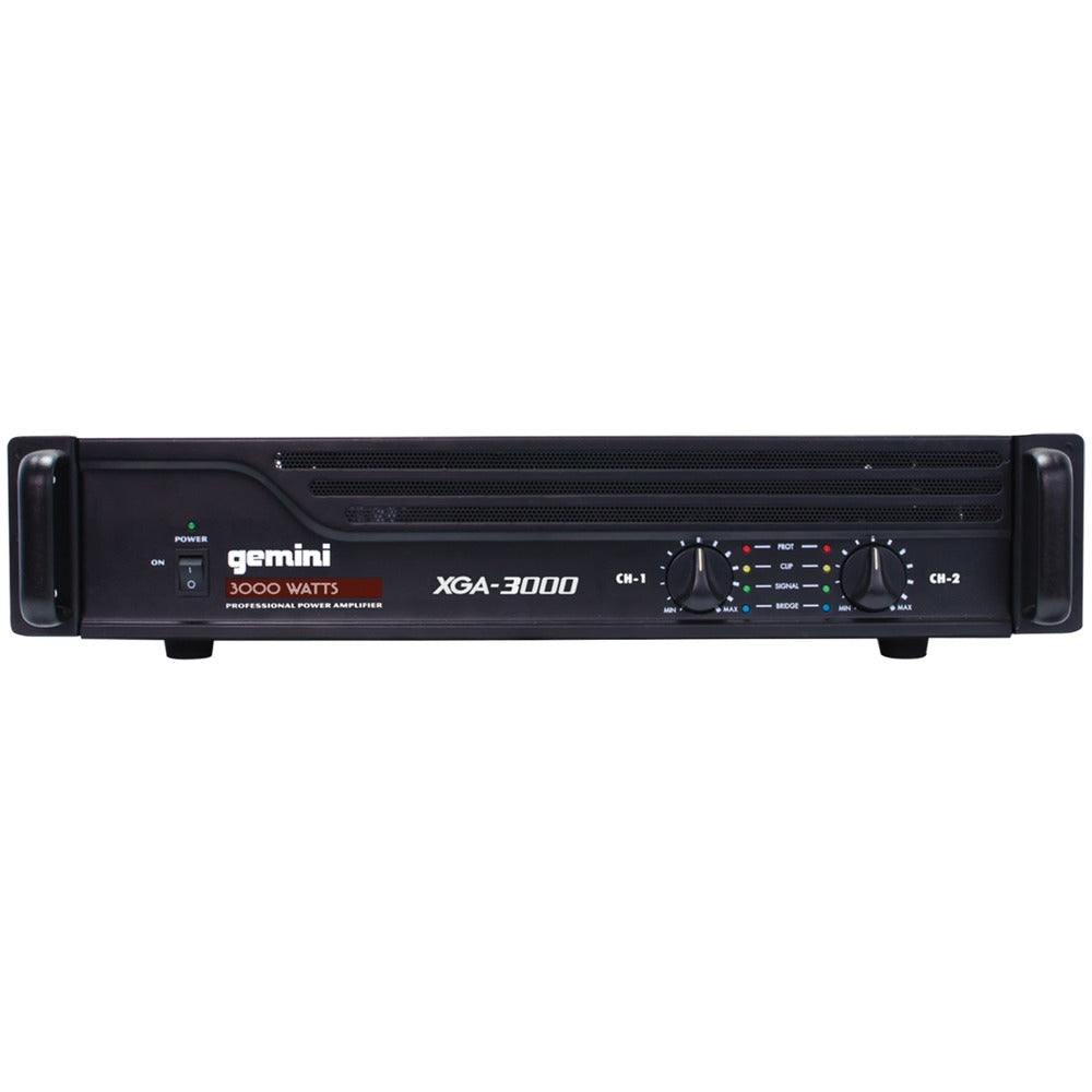 GCI Tech XGA-3000 Power Amplifier - 3000W Peak, 2x200W RMS Image 1