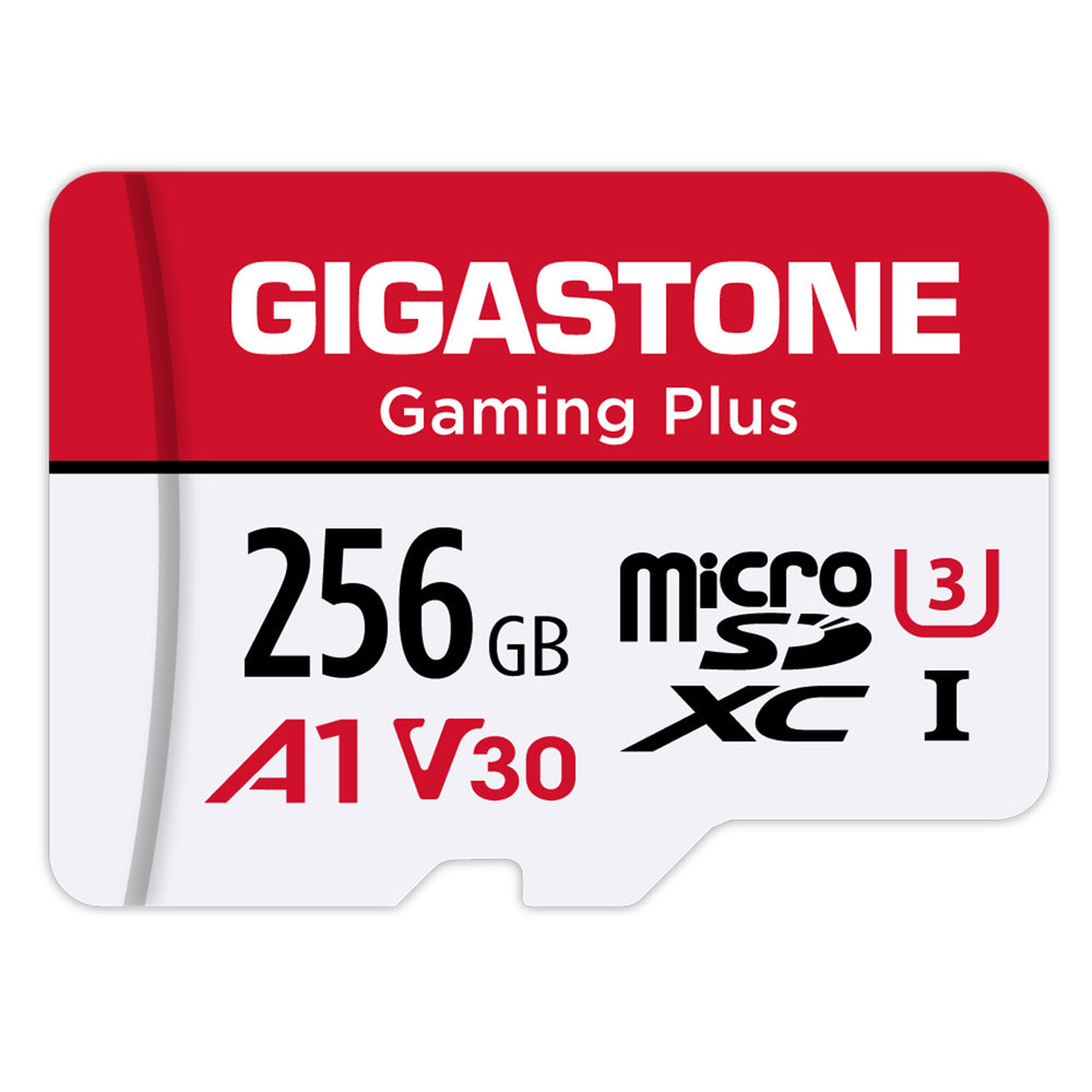 Gigastone GS-2IN1-A1V30GAME-256GB-R MicroSD Card 256GB Gaming Plus A1V30 UltraHD Fast Image 1
