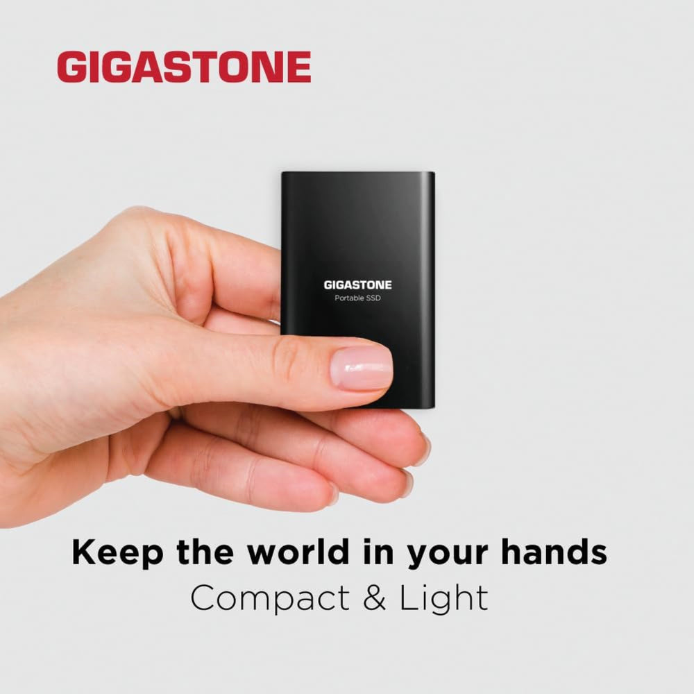 Gigastone GS-SSD-P500-500GB-R External SSD 500GB USB 3.2C