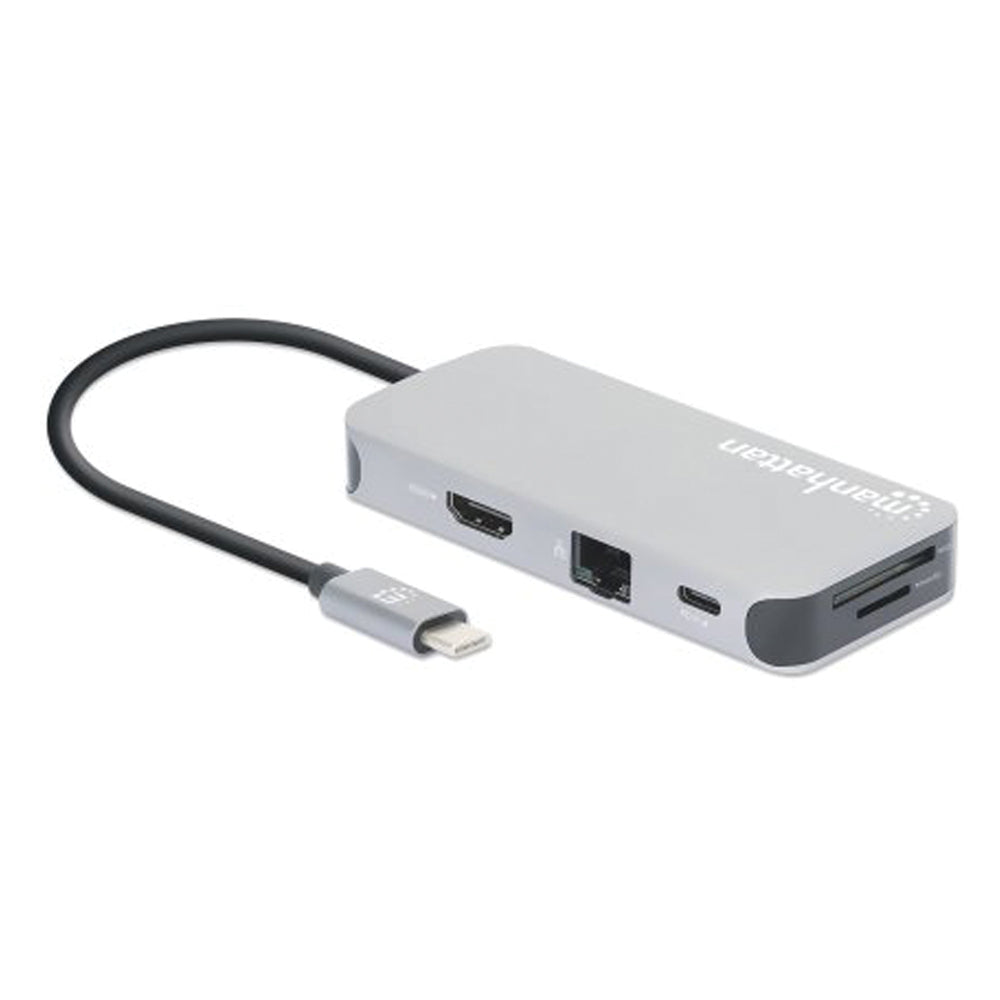 INTELLINET 130615 Usb-C 8-In-1 Docking Station Power Delivery Image 1