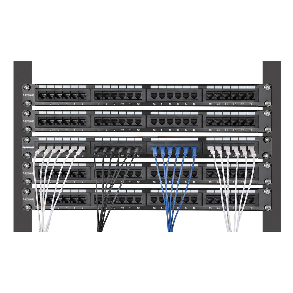 Intellinet 745253 Cat6 U/UTP Patch Cable 5 Ft. Blue