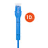 Intellinet 745253 Cat6 U/UTP Patch Cable 5 Ft. Blue