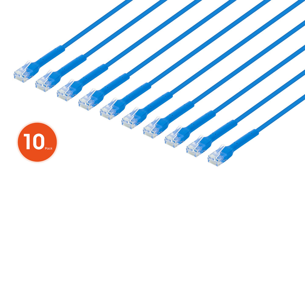 Intellinet 745253 Cat6 U/UTP Patch Cable 5 Ft. Blue