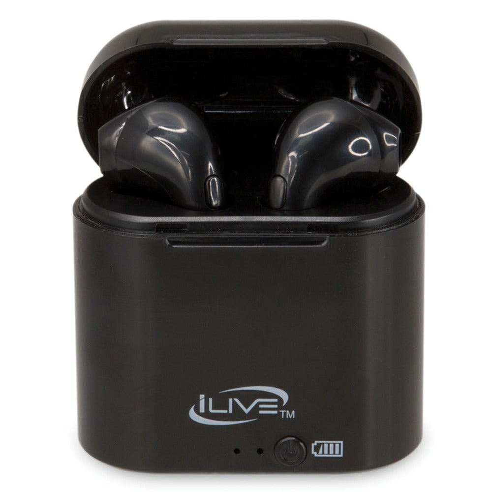 ILive IAEBT209B Truly Wireless Earbuds Black W Case