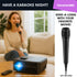 Karaoke USA KPROJ720013M Mini Bluetooth Projector Set with Screen and Microphone