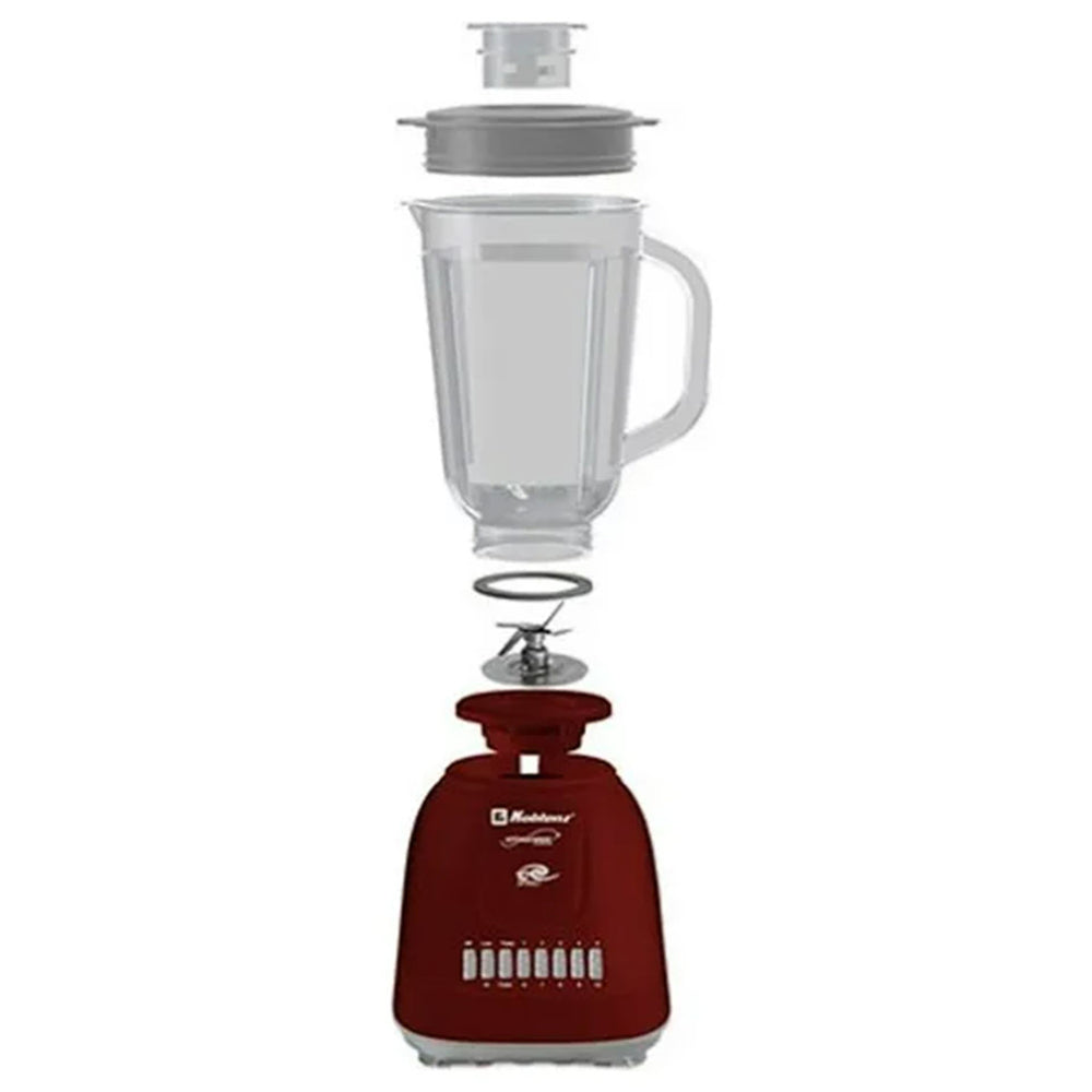 Koblenz LKM-5510 PR Blender 500W 10Spd 42Oz Plastic Red