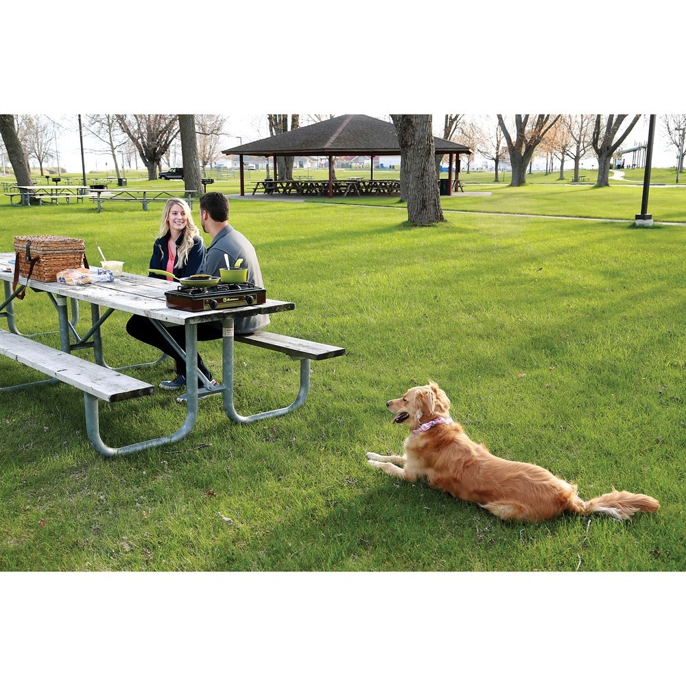 Koblenz PFK-200 2-Burner Outdoor Stove with Porcelain Top Cover