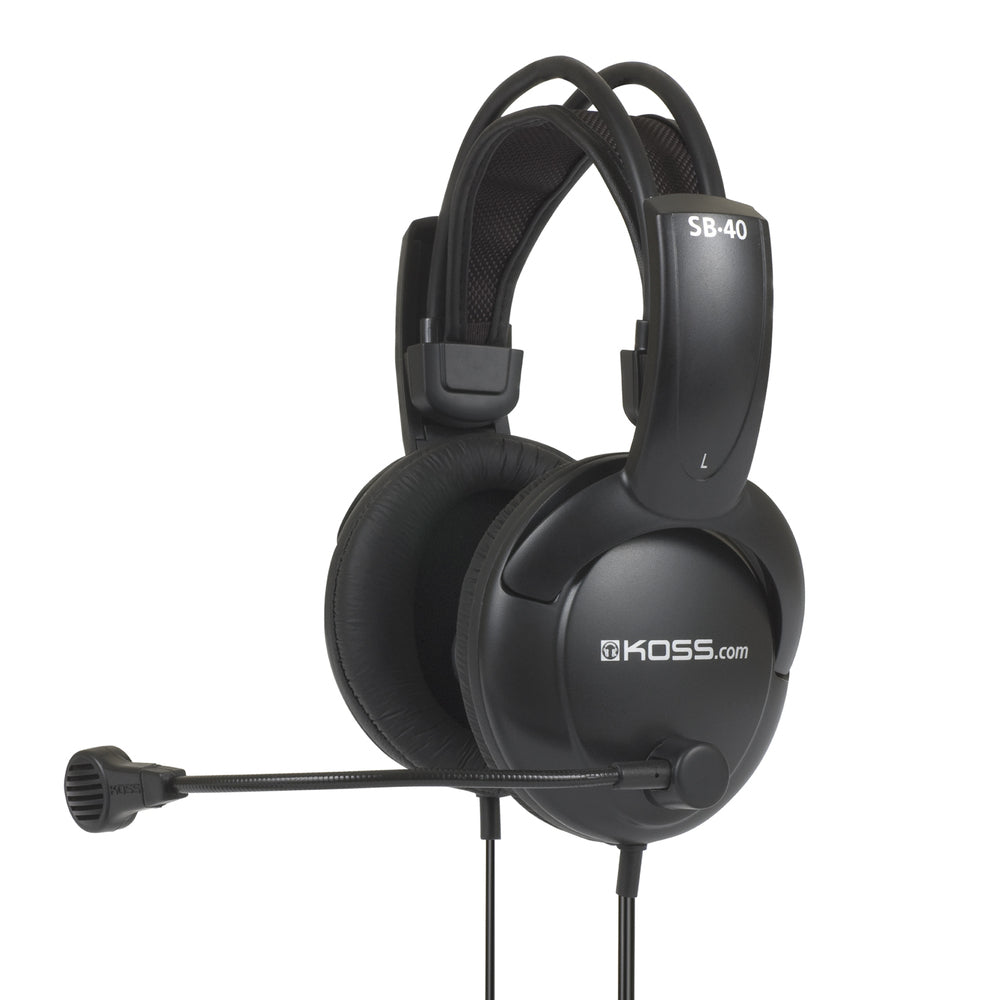 Koss SB40 Headphones Headset Black