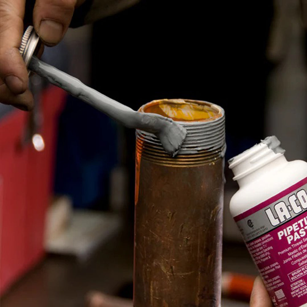 No Logo 12109 Pipe Sealer Paste 4oz - Soft-Set, High Temp, Gas & Liquid, Non-Toxic