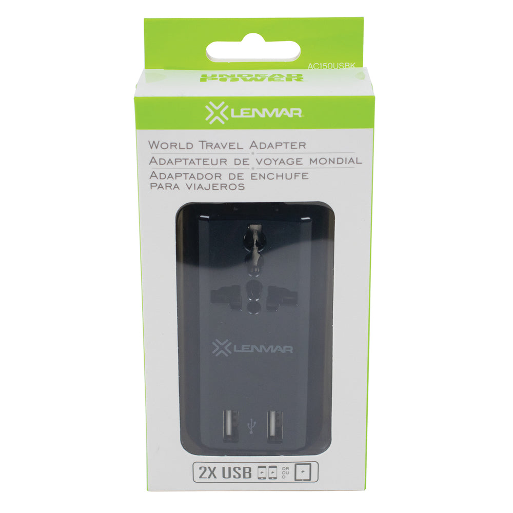 Lenmar Ac150Usbk All-In-1 Adptr Usb Blk