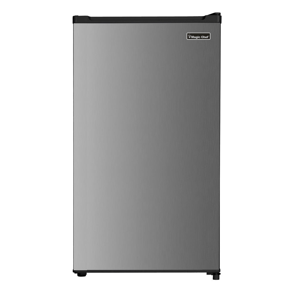 Magic Chef MCAR32PSE Mini Fridge Silver 3.2Cuft ENERGY STAR