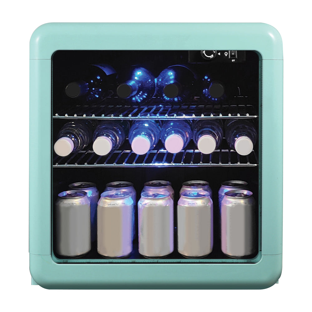 Magic Chef MCB17CHM Retro Beverage Cooler Green 1.7 cu. ft.