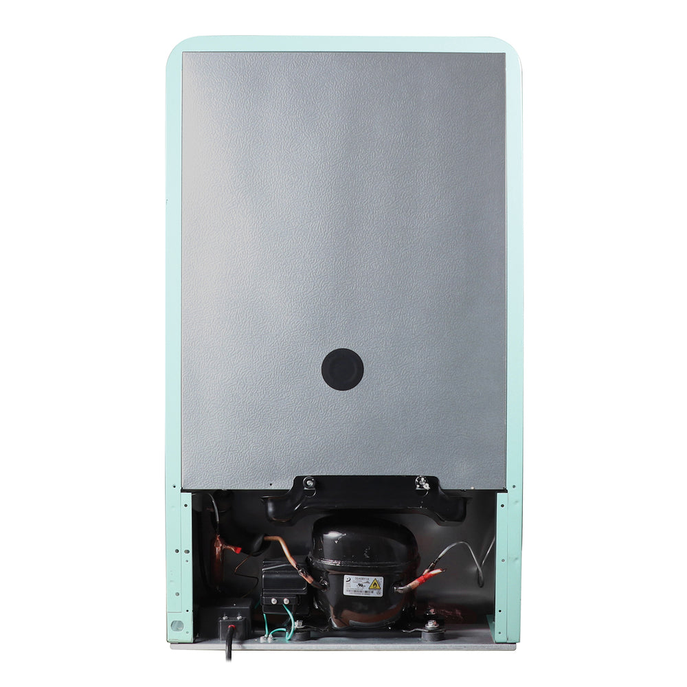 Magic Chef MCB34CHM 3.4Cuft Retro Beverage Cooler Green LED Display