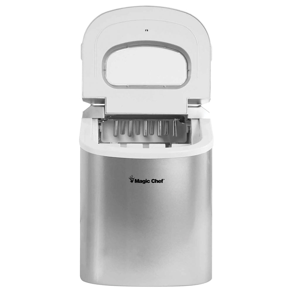 Portable Silver Ice Maker 27 lbs/Day - Magicchef MCIM22SV