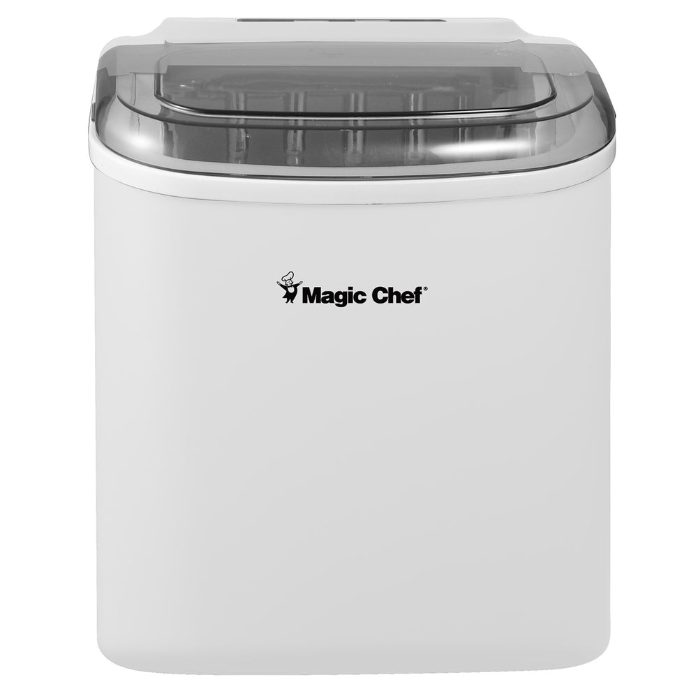 Magic Chef MCIM27W Portable Ice Maker - 27lb Capacity - White