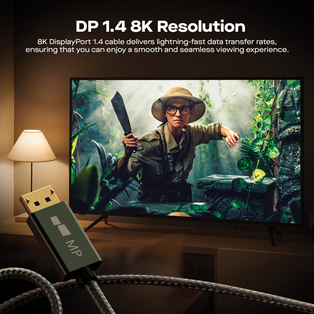Mobile Pixels 100-1006P01 Cable 4K Display Port Retail Image 1