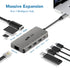 Mobile Pixels 104-1001P01 USB C 8-in-1 Dongle - 4K HDMI, SD/TF Card Slots