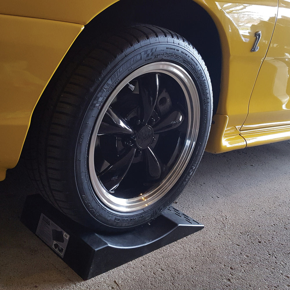 Maxsa 37353 Tire Ramps 4Pk for Flat-Free Parking