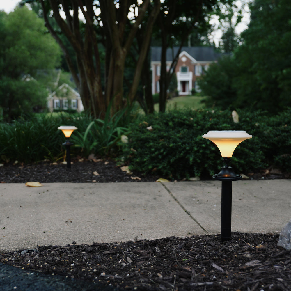 Maxsa 48606 2Pk Solar Martini LED Lamp