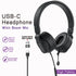 Maxell 197304 HPBMT1 Over-Ear USB-C Headphones with Detachable Boom Microphone