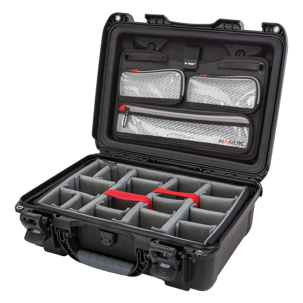 Nanuk 925S-060Bk-0A0 Case Lid Organizer Black Interior Image 1