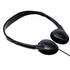 Digital Energy DEFT-1738 On-Ear Headphones 20Pk Black Ultra-Lightweight