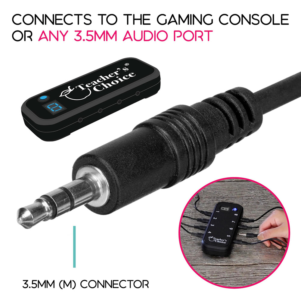 Teachers Choice TCFT-1751 Game Buzzer Extension Cables (8-Pack, 15Ft) Image 1