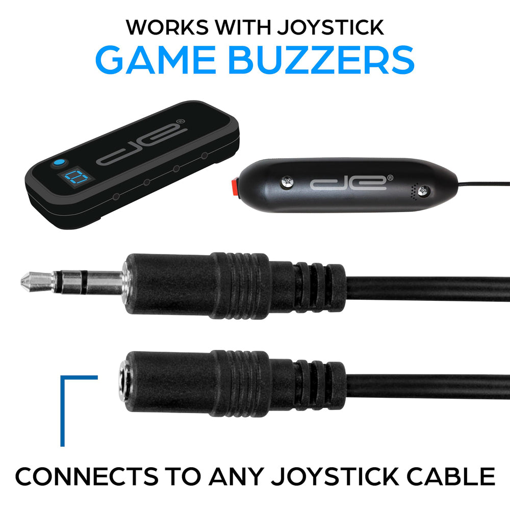 Teachers Choice TCFT-1751 Game Buzzer Extension Cables (8-Pack, 15Ft)