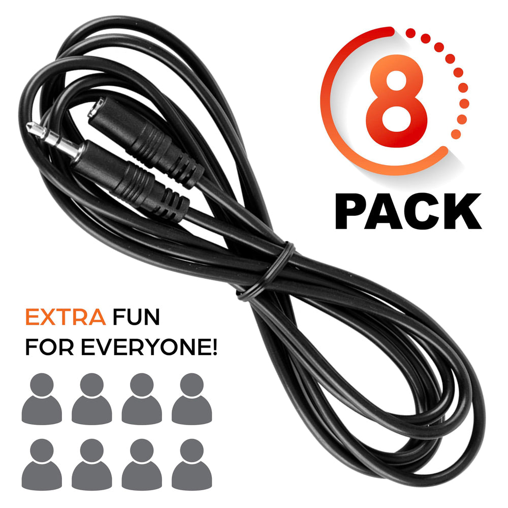 Teachers Choice TCFT-1751 Game Buzzer Extension Cables (8-Pack, 15Ft)