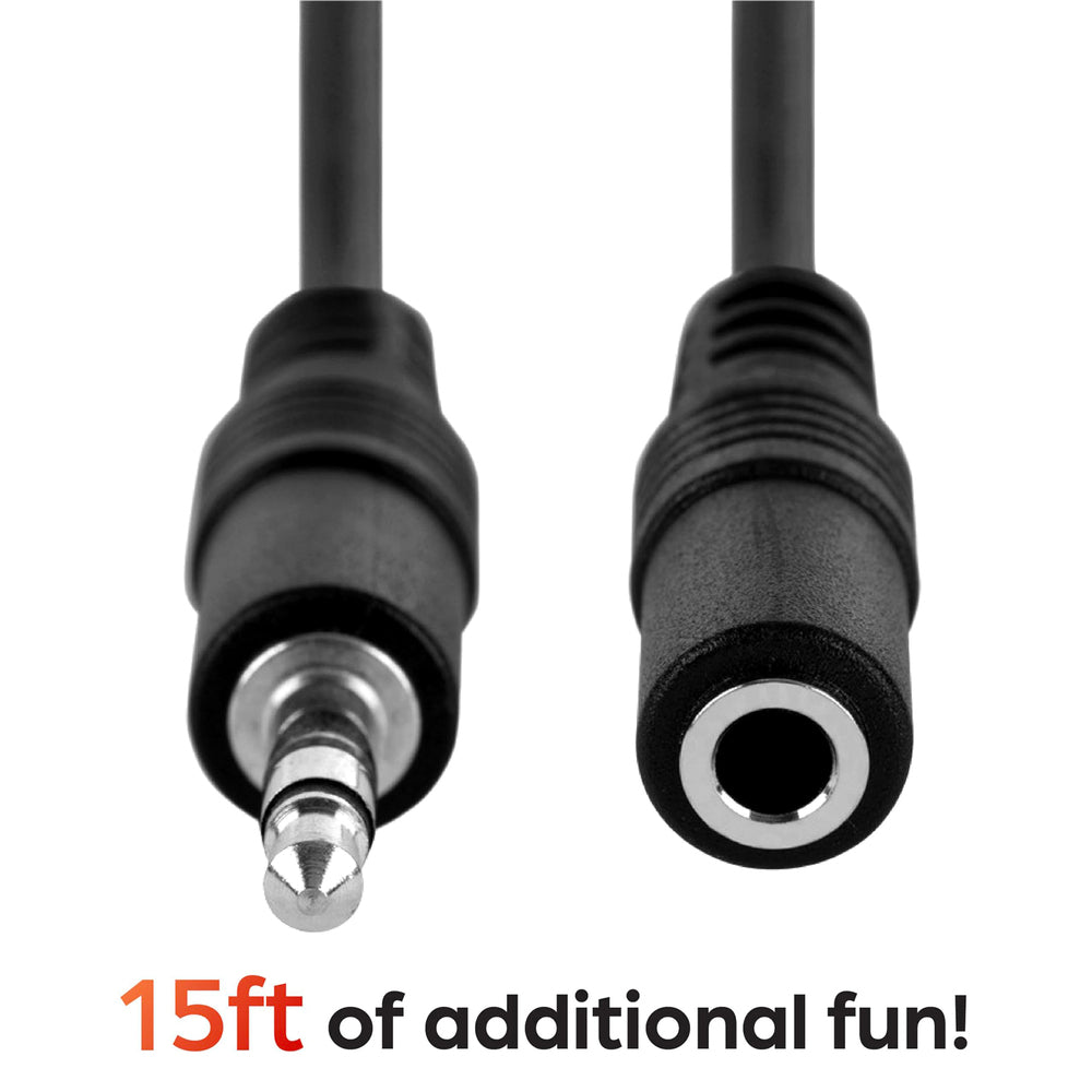 Teachers Choice TCFT-1751 Game Buzzer Extension Cables (8-Pack, 15Ft)