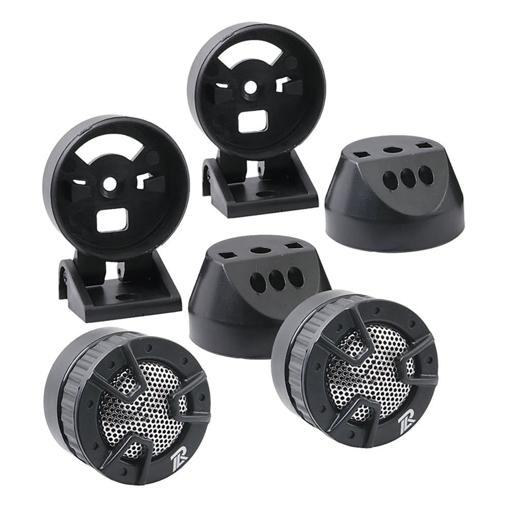Power Acoustik NB-4 1" Piezo Tweeters Pair 250 Watts Max 4-Way Mount