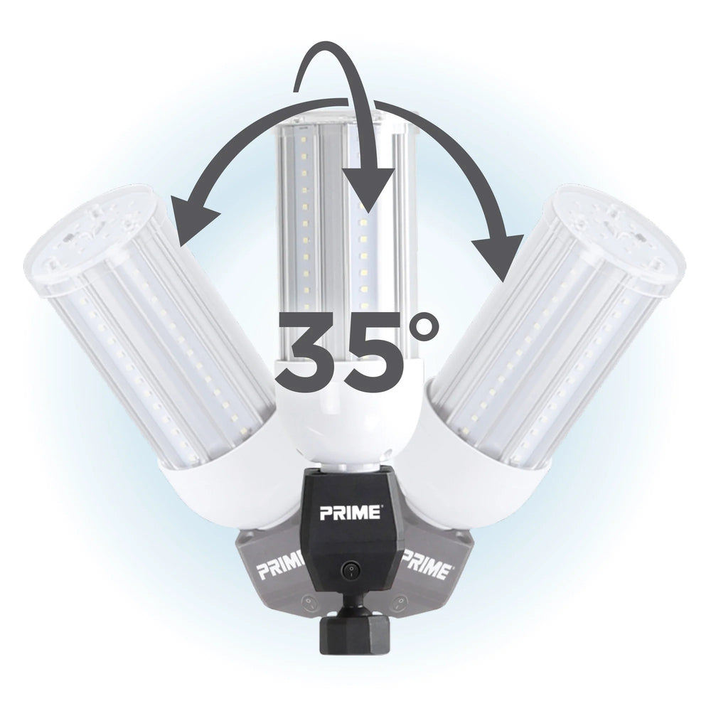 Prime LEDWLCTS05 5000Lm Tripod Work Light with 360° Light Output