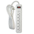 Prime PB802126 Surge Protector Power Strip 6 Outlets 1000J 8ft Cord Image 1