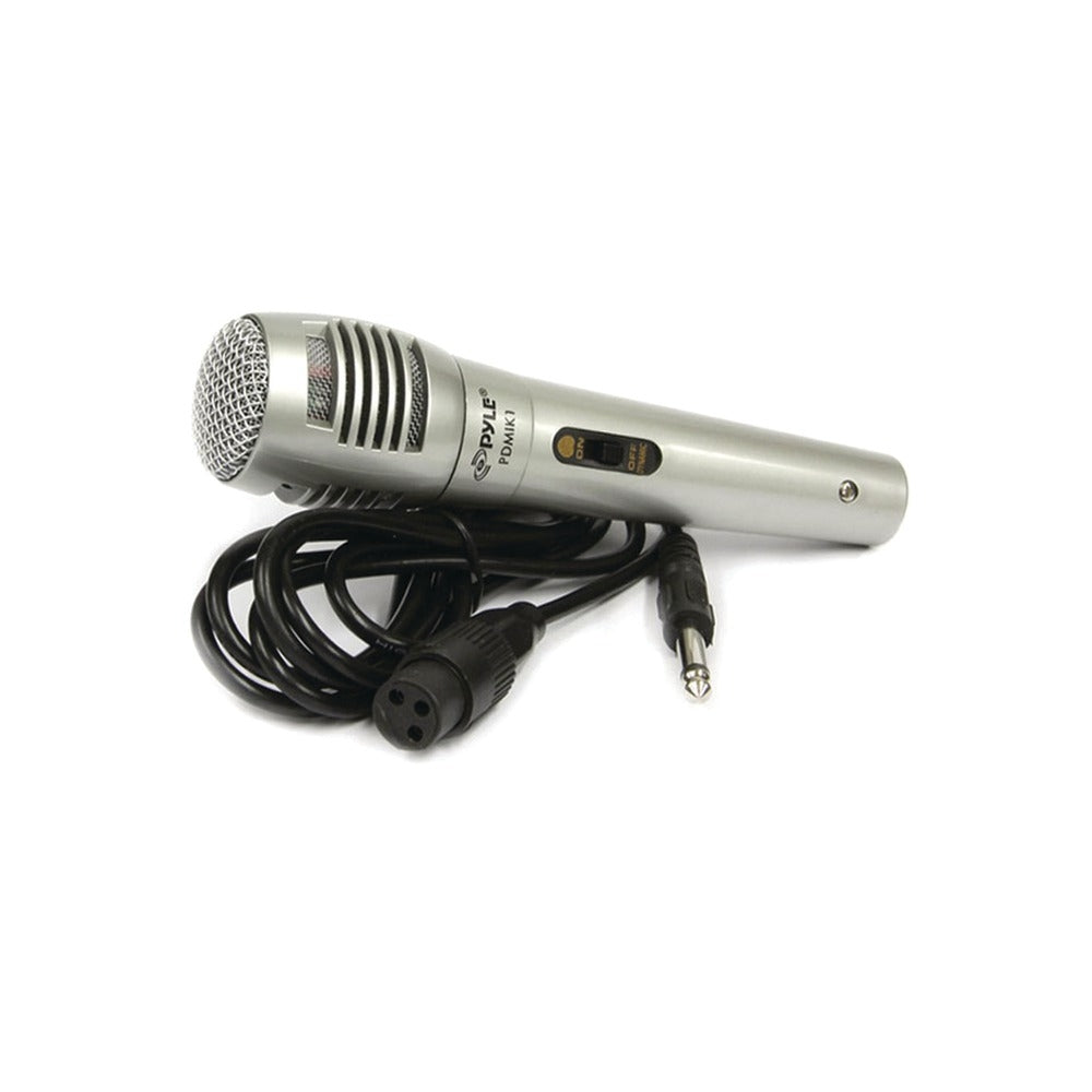 Pyle PDMIK1 Moving Coil Dynamic Handheld Microphone - Stage Performance Mic