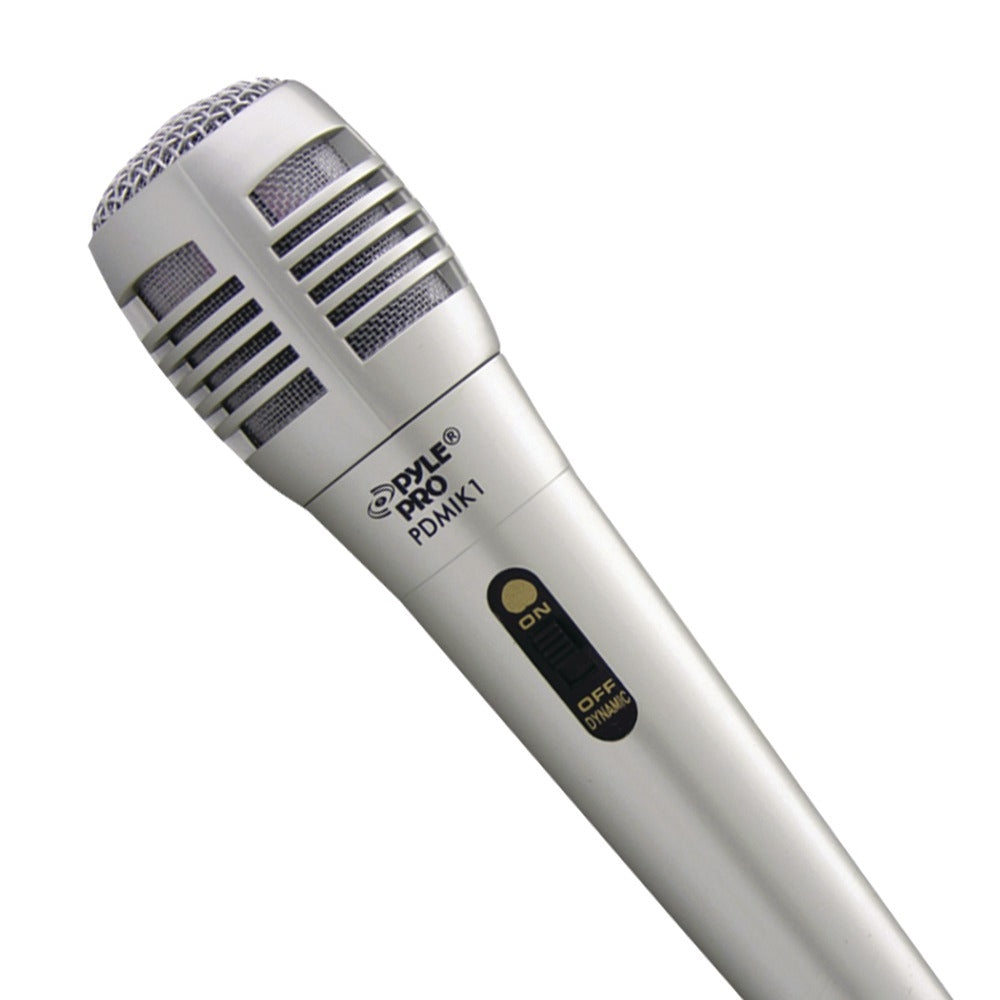 Pyle PDMIK1 Moving Coil Dynamic Handheld Microphone - Stage Performance Mic