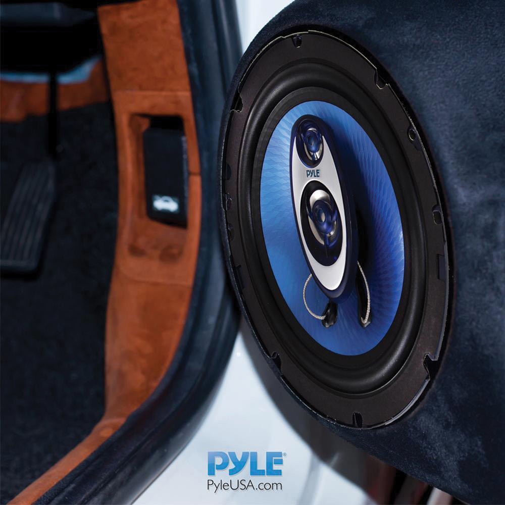 Pyle PL63BL 6.5" 3-Way Car Speakers - Blue Label Series