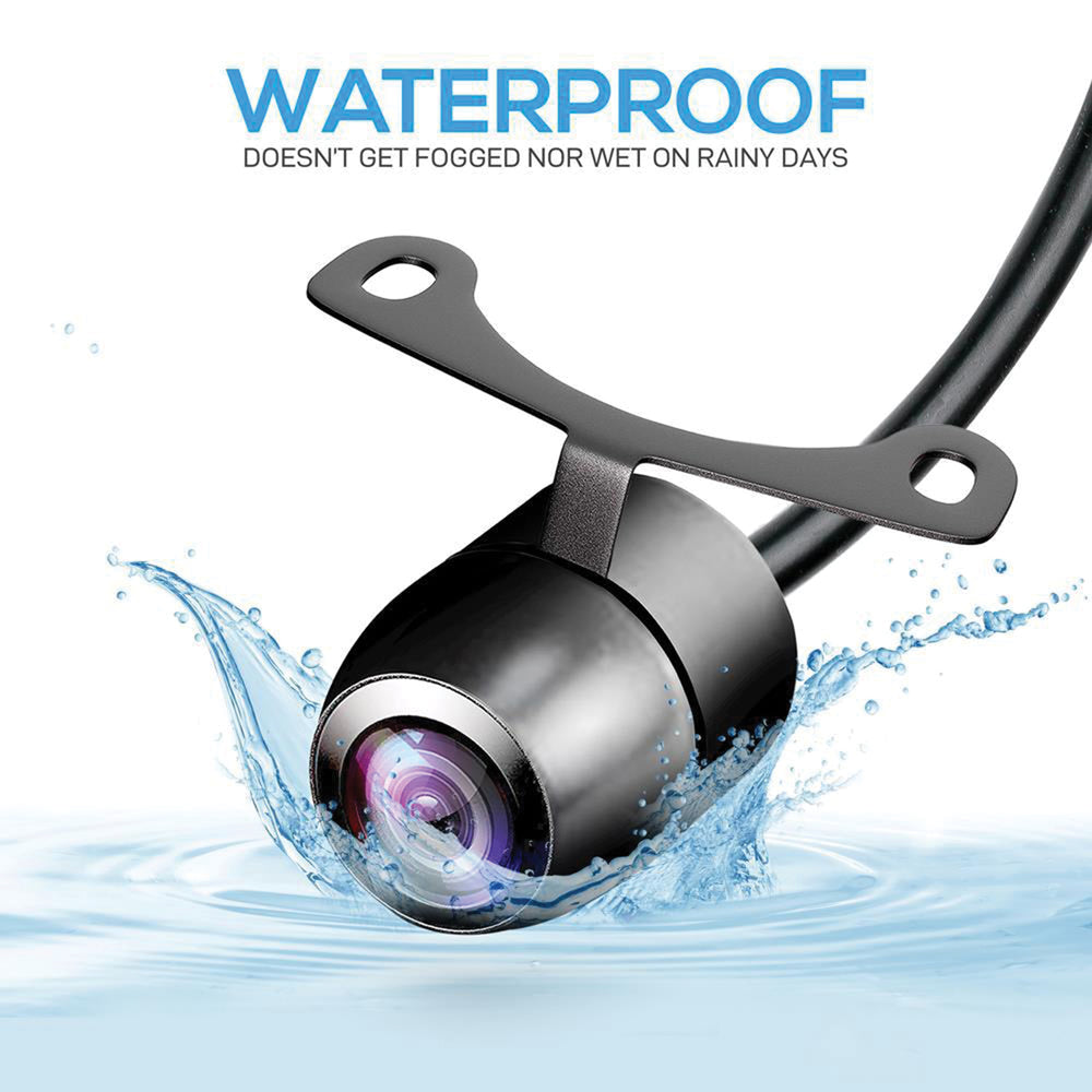 Pyle PLCM38FRV Car Camera Front and Rear View, LED Night Vision, Wide Angle, RCA Video