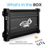 Lanzar HTG157 Monoblock Amplifier 3000W Max Power