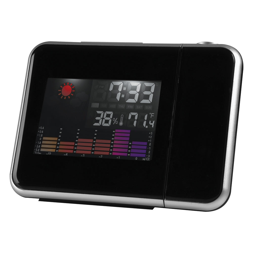 RCA RCPJ100A1 Alarm Clock Projector with Color Display