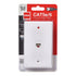 Rca TPH562RV Cat5E/6 Wall Plate Single RJ45 Keystone Jack White