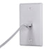 Rca TPH562RV Cat5E/6 Wall Plate Single RJ45 Keystone Jack White