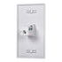 Rca TPH562RV Cat5E/6 Wall Plate Single RJ45 Keystone Jack White
