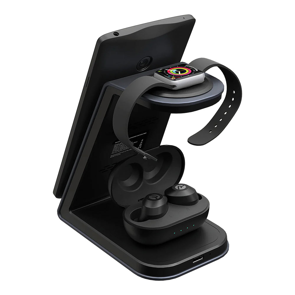 Raycon Rapsta300-23E-Bla Magic Charging Station 15-Watt Qi Charging