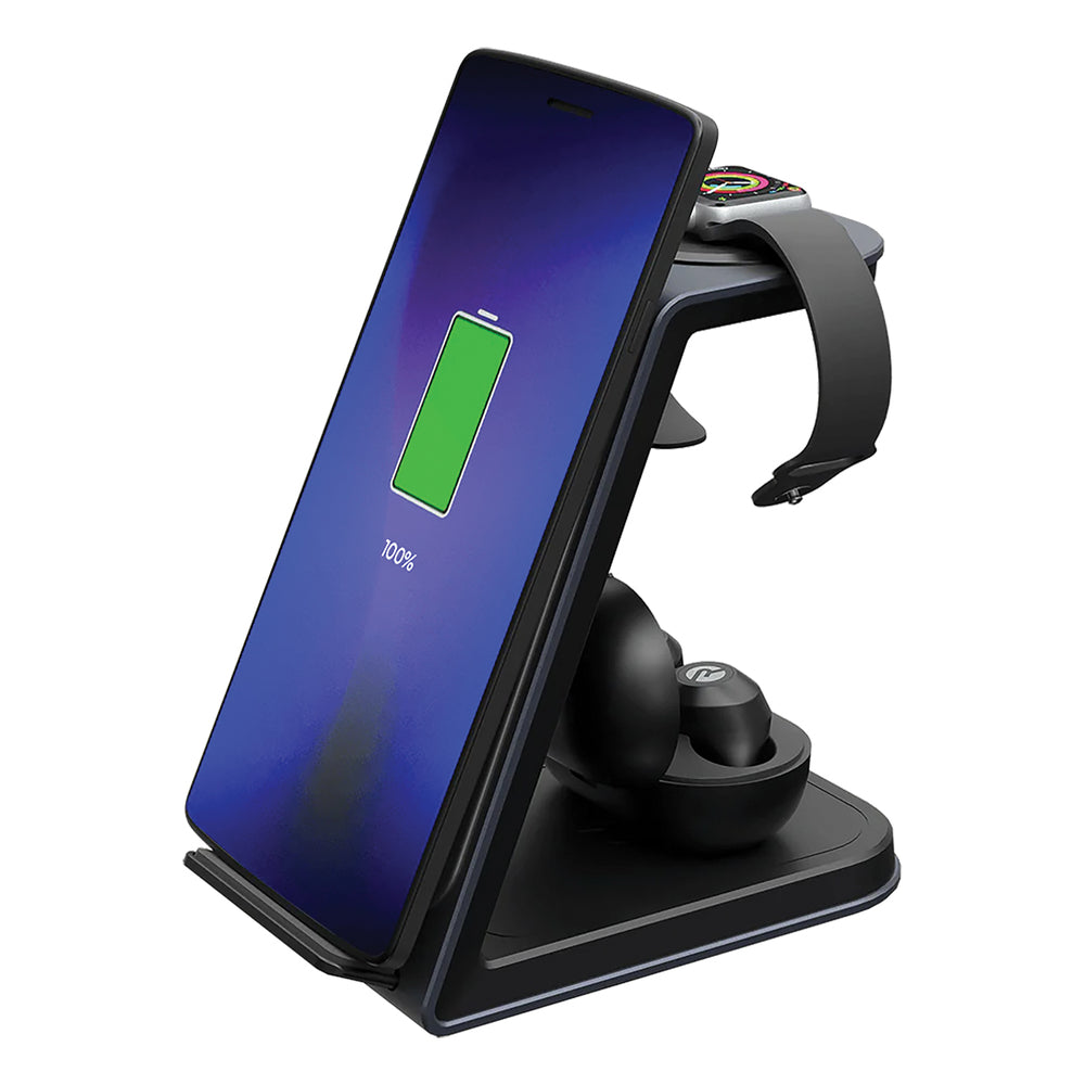 Raycon Rapsta300-23E-Bla Magic Charging Station 15-Watt Qi Charging