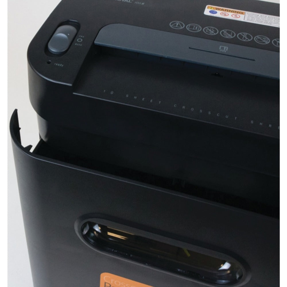 Adler Royal 29171Y 100X Cross Cut Shredder - Staples & Credit Cards - 10 Sheet Capacity